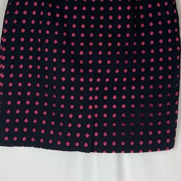 Tribal Black Pink Polka Dot Pure Cotton Office To Date Skirt NWOT Size 12 - Picture 6 of 12